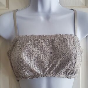 Victoria's Secret Bralette Bra Lace Bra in Blue/Gray Size L